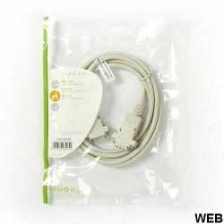 CABLE VGA MALE-MALE- 2M- IVOIRE