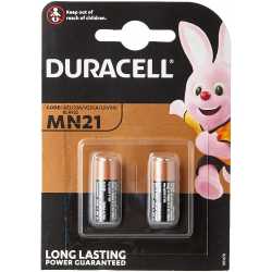 PILES DURACELL MN21-23 23A 12V X2