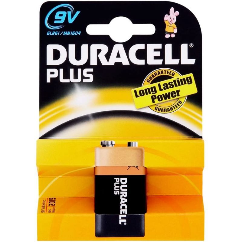 PILES DURACELL PLUS 6LR61 PLUS MN1604 9V BL1