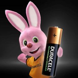 PILES RECHARGEABLE DURACELL HR6 DC1500 AA 1300MAH X4
