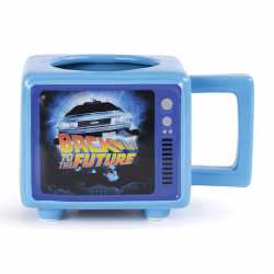 MUG CARRE- HEAT CHANGE-RETOUR VERS LE FUTUR- FLUX CAPACITOR- 500ML