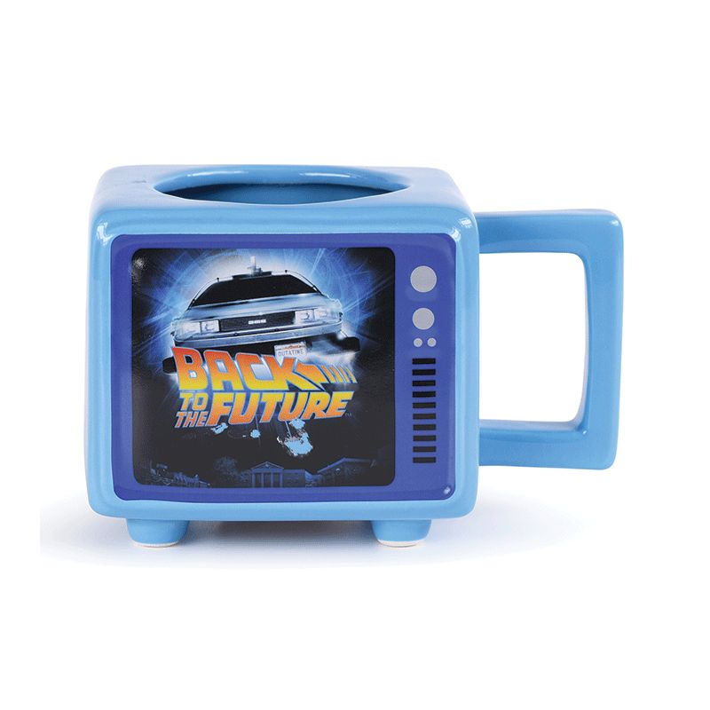 MUG CARRE- HEAT CHANGE-RETOUR VERS LE FUTUR- FLUX CAPACITOR- 500ML