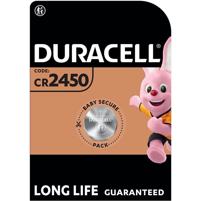 PILES DURACELL LITHIUM BOUTON DL/CR2450