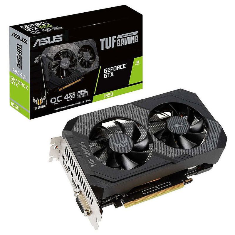 CARTE GRAPHIQUE ASUS GTX 1650 TUF-GTX1650-O4GD6-GAMING CARTE GRAPHIQUE ASUS GTX 1650 TUF-GTX1650-O4GD6-GAMING