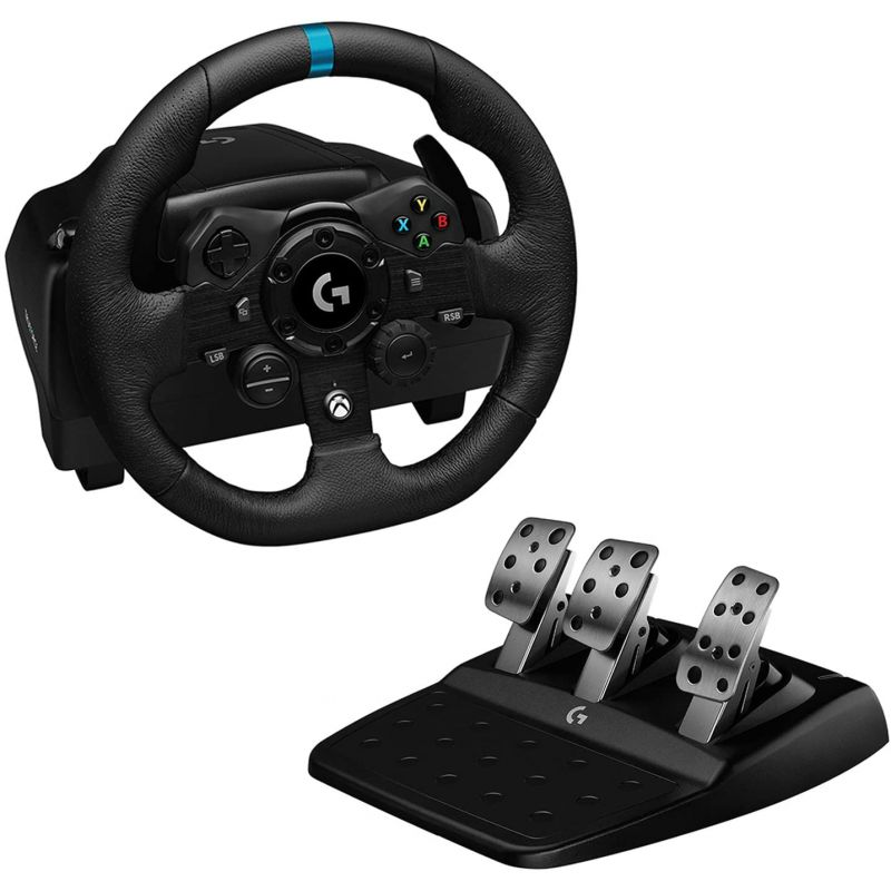 LOGITECH - G923 RACING WHEEL AND PEDALS POUR PS5 PS4 ET PC - USB