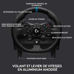 LOGITECH - G923 RACING WHEEL AND PEDALS POUR ONE SERIES ET PC