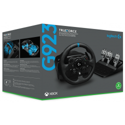 LOGITECH - G923 RACING WHEEL AND PEDALS POUR ONE SERIES ET PC