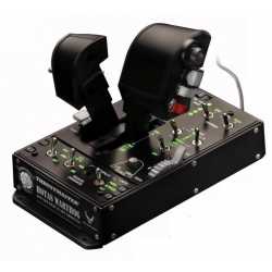 THRUSTMASTER HOTAS WARTHOG DUAL THROTTLES PC DOUBLE MANETTE DES GAZ METAL REPLIQUE DE L AVION A-10C