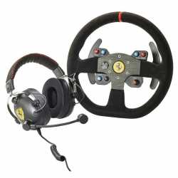 THRUSTMASTER FERRARI RACE KIT 599 XX EVO ED.ALCANTARA VOLANT FERRARI + CASQUE GAMING HAUT DE GAMME