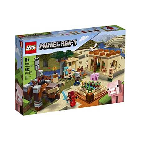 Minecraft lego sets illager raid outlet