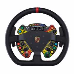 FANATEC CLUBSPORT STEERING WHEEL PORSCHE 911 GT3 R V2 ( LEATHER)