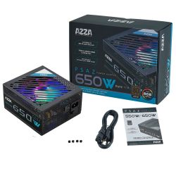 ALIMENTATION AZZA ATX 650W - 80+ BRONZE