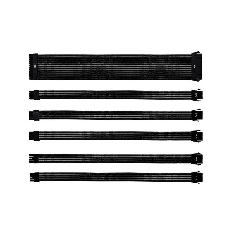 CABLES TRESSES COOLER MASTER KIT (BLACK) CMA-NEST16XXBK1-GL