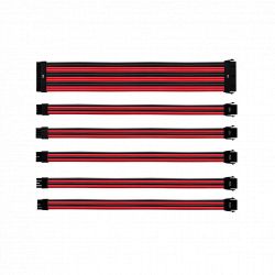 CABLES TRESSES COOLER MASTER KIT (RED/BLACK)