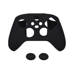 PROTECTION EN SILICONE POUR MANETTE XBOX SERIES S/X AVEC THUMB GRIP - NOIR