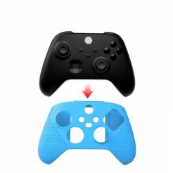 PROTECTION EN SILICONE POUR MANETTE XBOX SERIES S/X AVEC THUMB GRIP - BLEU