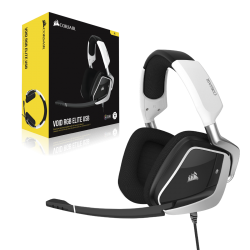 CASQUE CORSAIR GAMING VOID RGB ELITE WHITE ( USB )