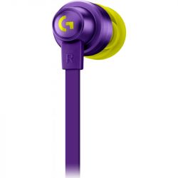 LOGITECH - G333 IN-EAR GAMING HEADPHONES (INCLUS USB-C ) PURPLE