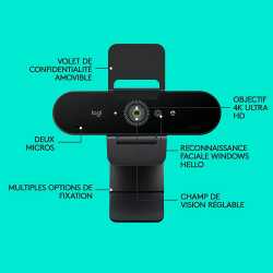 WEBCAM LOGITECH - BRIO STREAM 4K WEBCAM