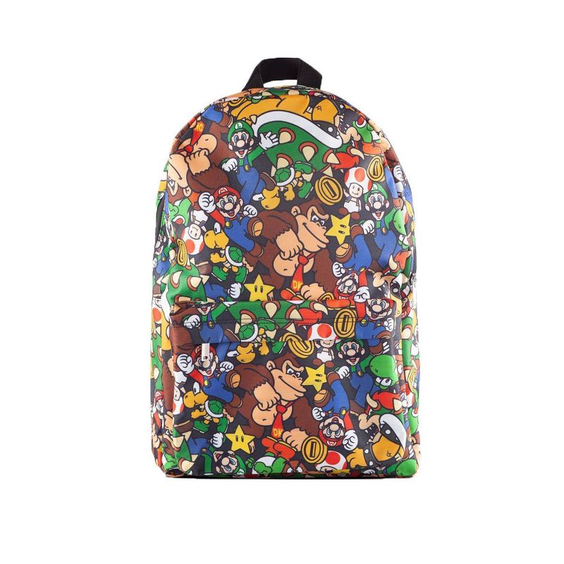 SAC A DOS NINTENDO - SUPER MARIO AOP BLACK