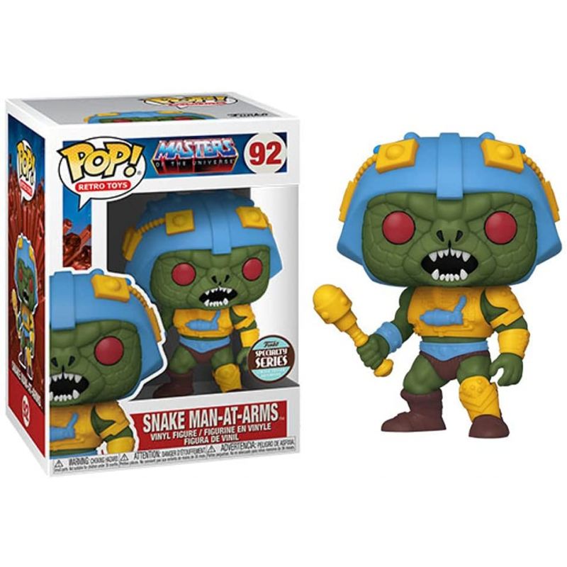 FUNKO! POP FIGURINE FUNKO POP - LES MAITRES DE L UNIVERS N°92 - SNAKE MAN-AT-ARMS (56920)