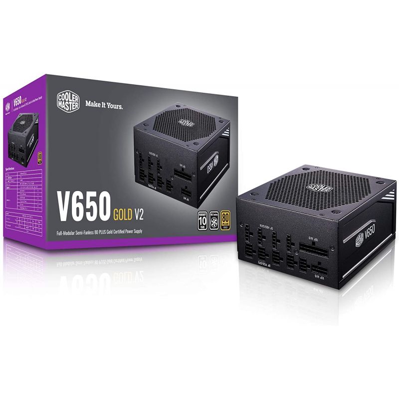 ALIMENTATION COOLER MASTER 650W V650 V2 GOLD -80 PLUS GOLD