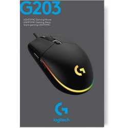 SOURIS LOGITECH - G203 LIGHTSYNC- BLACK