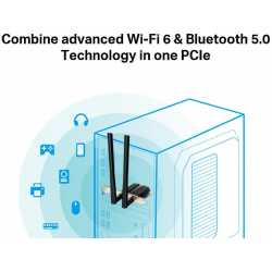 CARTE RESEAUX WIFI 6 + BLUETOOTH 5.0 TP-LINK ARCHER TX50E