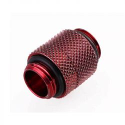 WATERCOOLING M.RED RACCORD MALE/MALE DROIT ROUGE - 14MM