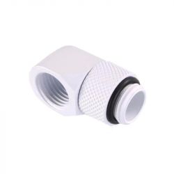 WATERCOOLING M.RED FITTING COUDE ROTATIF 90° BLANC- 14MM