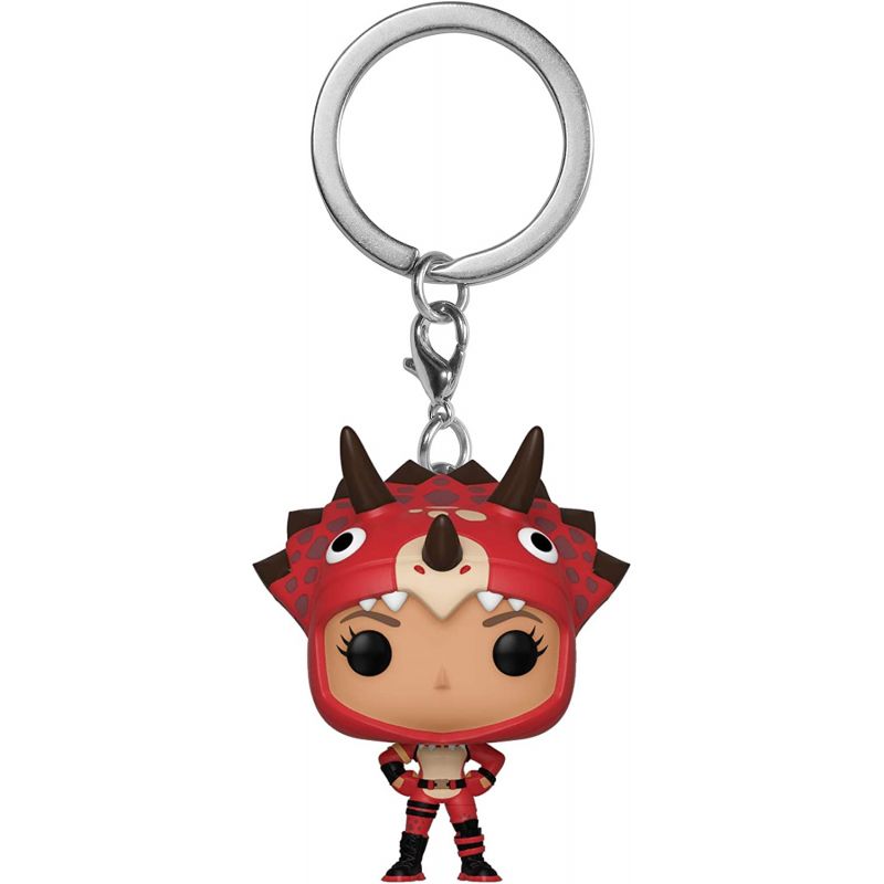 FUNKO! POP POCKET POP PORTE CLES : FORTNITE S2 - TRICERAOPS