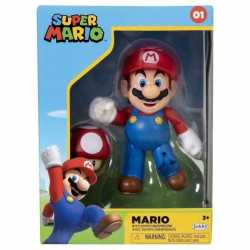 FIGURINE SUPER MARIO + SUPER MUSHROOM - 10CM BOX SET EXCLUSIF + ACCESSOIRES