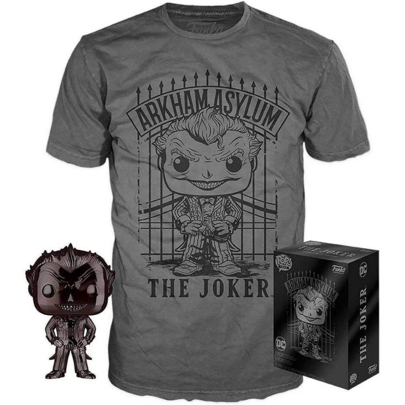 FUNKO! POP - DC COMICS - THE JOKER POP AND TEE (X- LARGE)