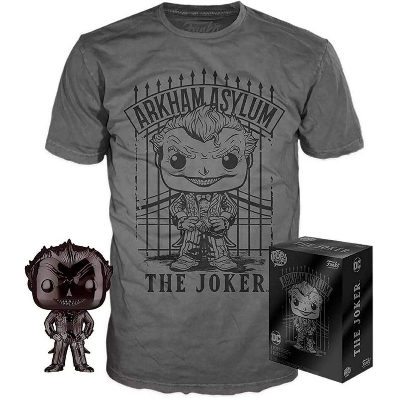 FUNKO! POP - DC COMICS - THE JOKER POP AND TEE (MEDIUM)