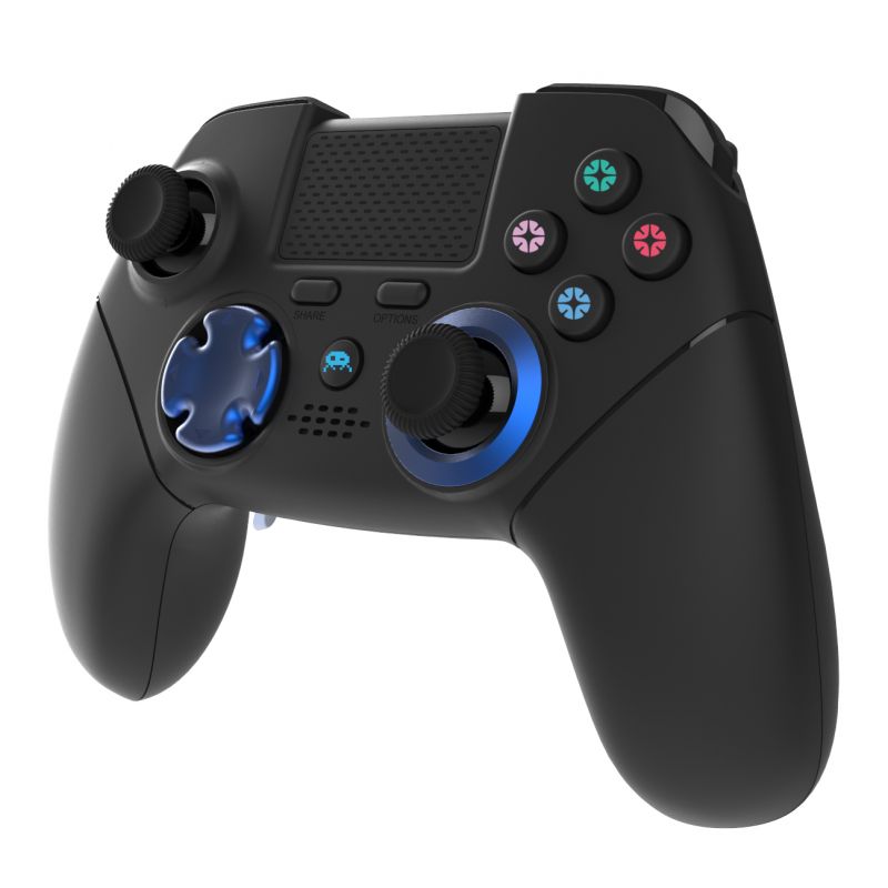 MANETTE SANS FIL ESPORT FPS-200 NOIRE POUR PS4 AVEC 4 PALETTES A L ARRIERE