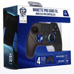 MANETTE SANS FIL ESPORT FPS-200 NOIRE POUR PS4 AVEC 4 PALETTES A L ARRIERE