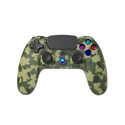 MANETTE PS4 SANS FIL CAMO VERTE AVEC PRISE JACK POUR CASQUE