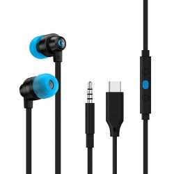 LOGITECH - G333 IN-EAR GAMING HEADPHONES (INCLUS USB-C ) BLACK