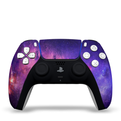 COQUE AVANT MANETTE PS5 BRILLANTE + PAD - GALAXY PS5