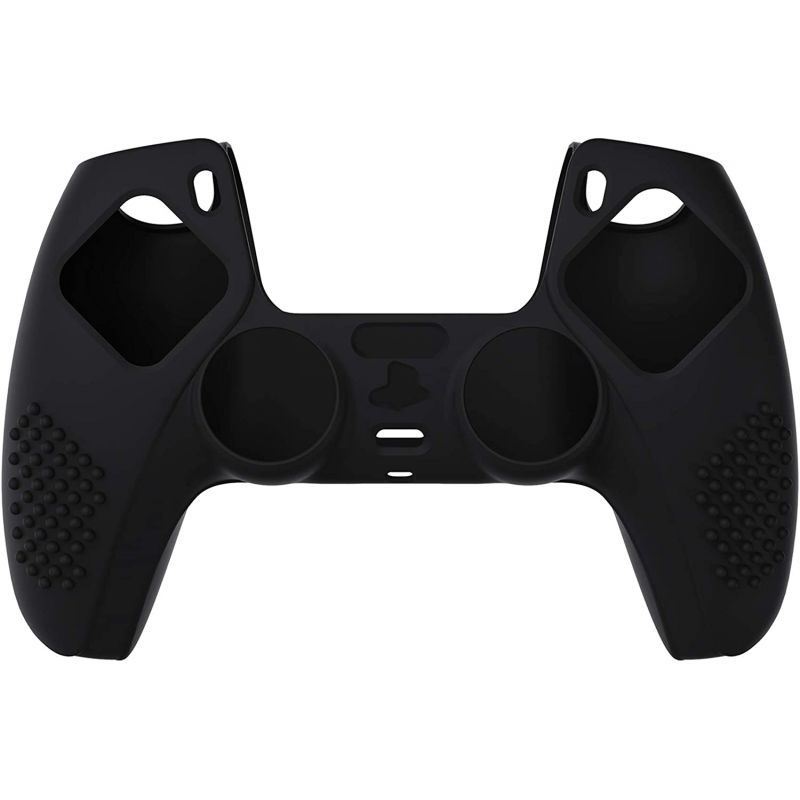 COQUE SILICONE MANETTE - NOIR PS5