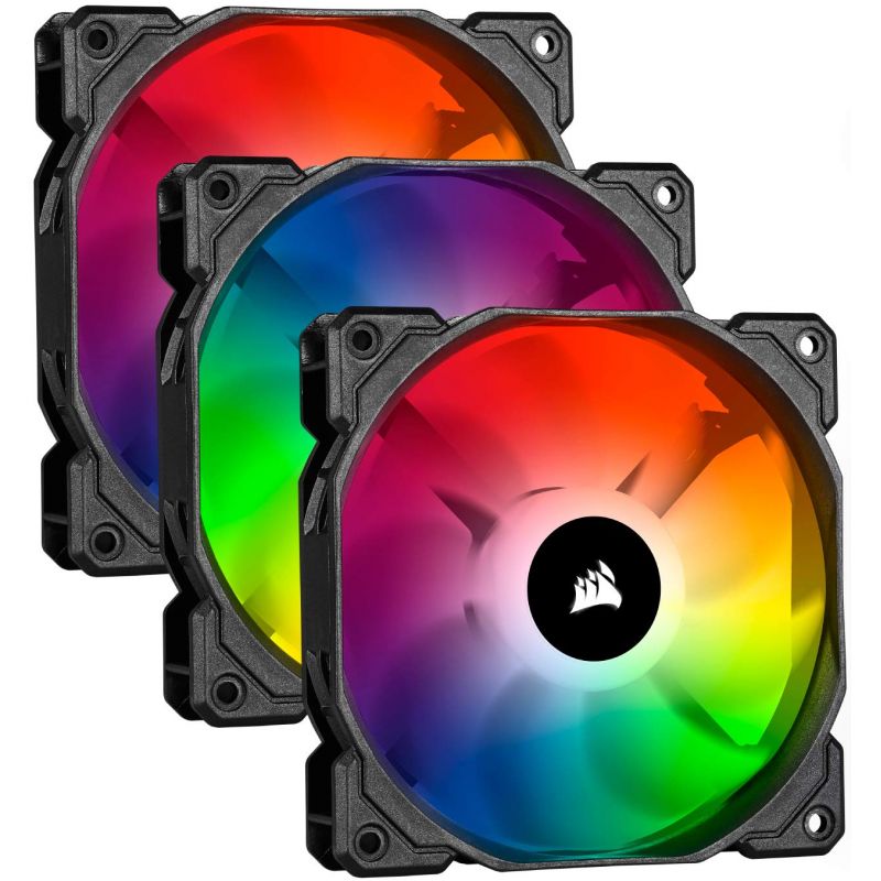 Ventilateur Corsair iCUE AF120 RGB ELITE Blanc Triple Pack