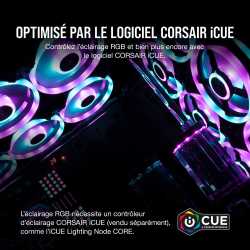 VENTILATEUR BOITIER CORSAIR ICUE QL120 RGB LED - BLANC