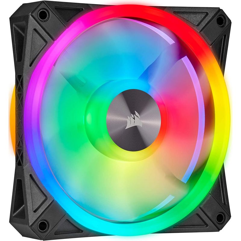 VENTILATEUR BOITIER CORSAIR ICUE QL120 RGB LED