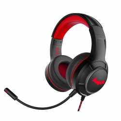 CASQUE GAMING FILAIREDC COMICS - BATMAN - NOIR / ROUGE PRO G4 (COMPATIBLE PS5, PS4, SERIES X/S...)