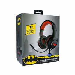 CASQUE GAMING FILAIREDC COMICS - BATMAN - NOIR / ROUGE PRO G4 (COMPATIBLE PS5, PS4, SERIES X/S...)