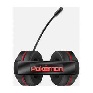 CASQUE GAMING FILAIRE POKEMON -NOIR / ROUGE PRO G4 (COMPATIBLE PS5, PS4, SERIES X/S) - POKE BALL