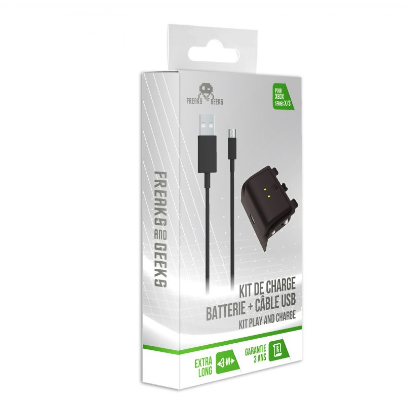 KIT PLAY AND CHARGE BATTERIE + CABLE DE RECHARGE POUR XBOX SERIES
