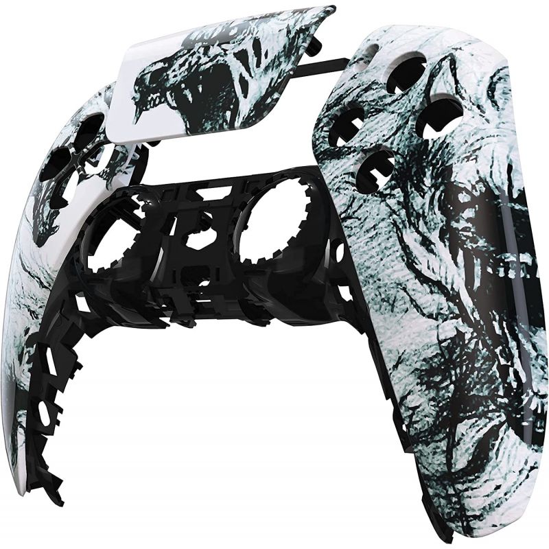 COQUE AVANT MANETTE PS5 BRILLANTE + PAD - LOUP