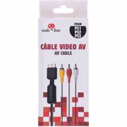 CABLE VIDEO AV POUR PS1/PS2/PS3 VERSION BOITE