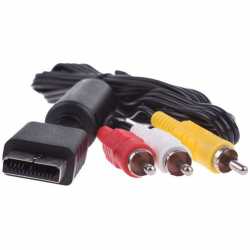 CABLE VIDEO AV POUR PS1/PS2/PS3 VERSION BOITE